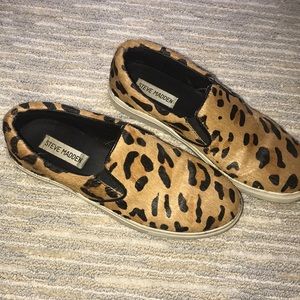 leopard loafers